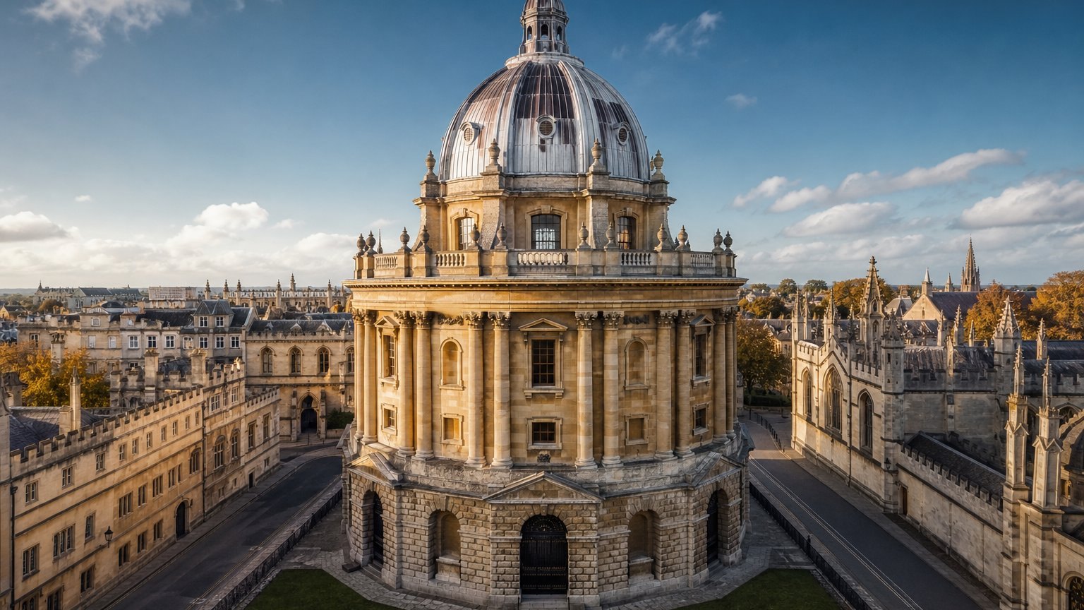 Historic university architecture for international study